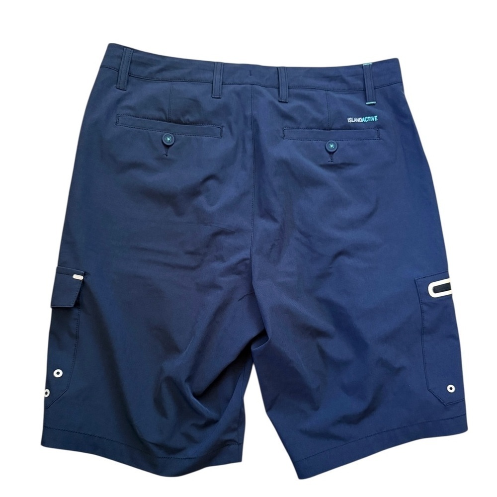 Tommy Bahama Men’s Hybrid Cargo Shorts Size 30 Navy Blue cayman isles Islandzone - Picture 4 of 5